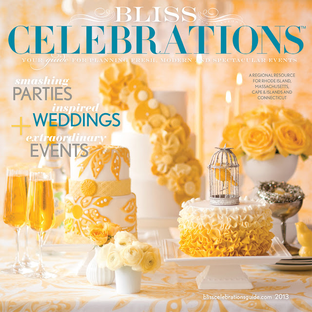 Weddings, Events and Bouquets Featured in the New Issue of Bliss Celebrations 2013!!!