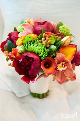 Such Rich Colors for This Wedding at Lord Thompson Manor!