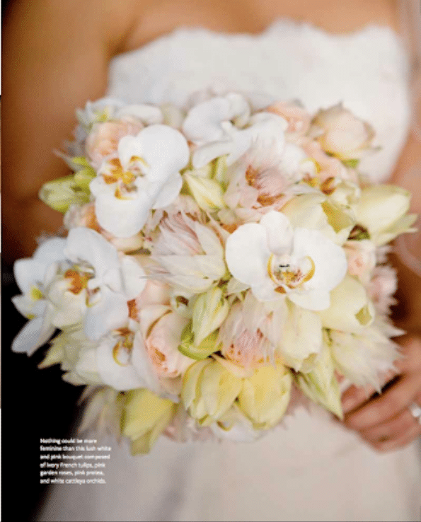 BOUQUETS FROM SAYLES LIVINGSTON DESIGN featured in the knot’s NEW Ultimate Wedding Lookbook.
