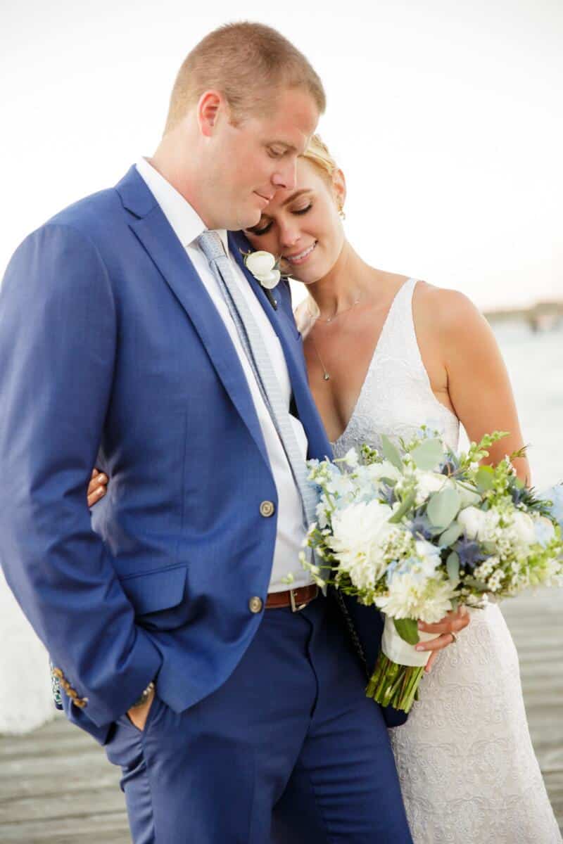 Beautiful blue wedding at Regatta Place!